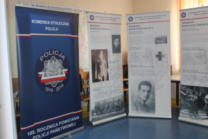 Wystawa patrona Komendy Stołecznej Policji