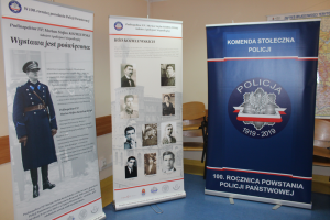 Wystawa patrona Komendy Stołecznej Policji