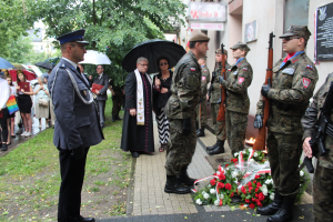 Odsłonięcie pamiątkowych tablic Żołnierzy Armii Krajowej