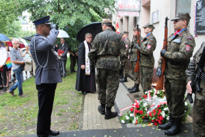 Odsłonięcie pamiątkowych tablic Żołnierzy Armii Krajowej