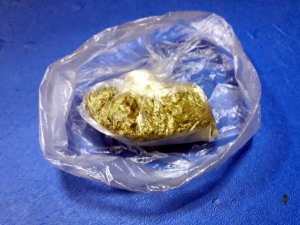 Zabezpieczona przez policjantów marihuana