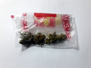 Marihuana zabepieczona przez policjantów