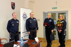 Odprawa roczna KPP w Pruszkowie
