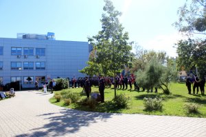 Uroczystość przy "Dębach Pamięci"