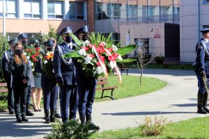 Uroczystość przy "Dębach Pamięci"