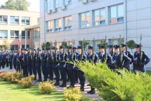 Kompania Reprezentacyjna Policji wystawiona przez Oddział prewencji Policji w Warszawie.