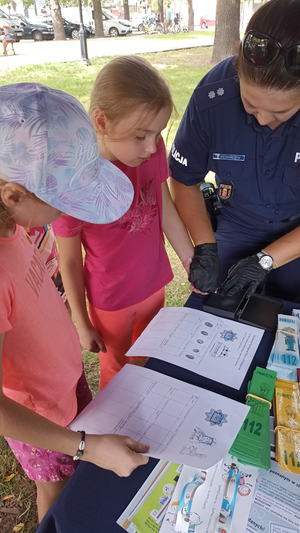 Profilaktyka podczas Pikniku Rodzinnego wraz z Piknikiem Organizacji Pozarządowych.