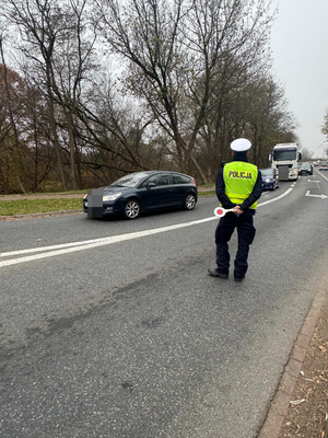 Policjanci zabezpieczali Pruszkowski Bieg Uliczny