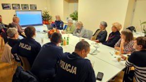 spotkanie policjantów z Seniorami