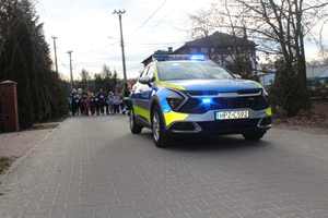 zabezpieczenie biegu przez policjantów