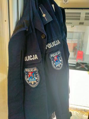 policjanci podczas Mundurowej Akcji Krwi