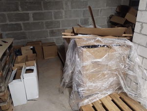 zabezpieczone przedmioty przez policjantów