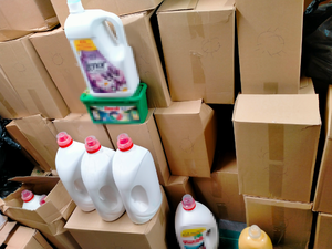 zabezpieczone przedmioty przez policjantów