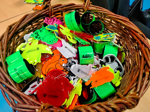 policjanci podczas spotkania z uczniami